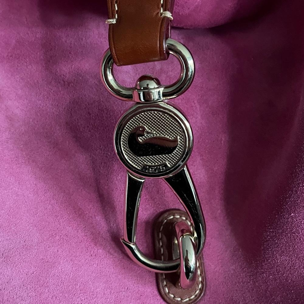 DOONEY & BOURKE PINK SUEDE PURSE - Picture 3 of 16